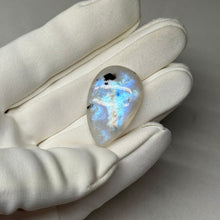 Load image into Gallery viewer, Rainbow Moonstone Cabochon with Tourmaline 35.75ct