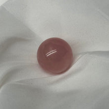 Load image into Gallery viewer, Deep Berry Pink Mozambique Rose Quartz Sphere with Asterism