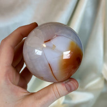 Load image into Gallery viewer, Milky Carnelian Sphere (1lb1oz)