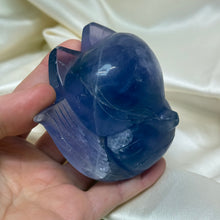 Load image into Gallery viewer, XL Fluorite Fox Carving