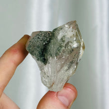 Load image into Gallery viewer, Glassy Himalayan Quaryz Cluster with Chlorite and Dual-Toned Rutile