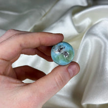Load image into Gallery viewer, Sea Green-Blue Larimar Sphere