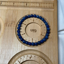 Load image into Gallery viewer, Tanzanite Stretch Bracelet A 6”