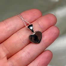 Load image into Gallery viewer, Chunky Heart Necklace A “The Valentine Collection” (discounted due to fractured gems)