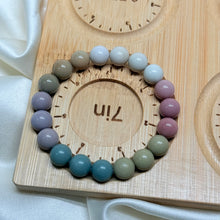 Load image into Gallery viewer, Alashan Agate Stretch Bracelet (approx 7” fit size)