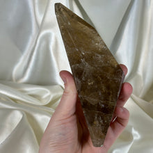 Load image into Gallery viewer, XL 1lb Natural Cognac Citrine Freeform with Rainbows on Stand