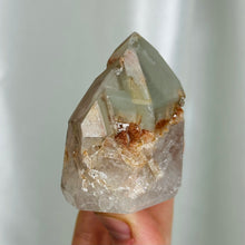 Load image into Gallery viewer, Lithium x Chlorite Quartz Partially Polished Tower A