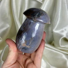 Load image into Gallery viewer, XL Pastel Sea Jasper Mushroom Carving A