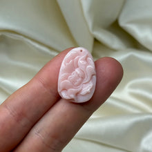 Load image into Gallery viewer, High Quality Pink Opal Floral Carving