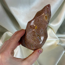 Load image into Gallery viewer, Pink & Purple Sea Jasper Flame (13oz)