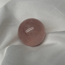 Load image into Gallery viewer, Icy Pink Mozambique Rose Quartz Sphere with strong Asterism