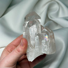 Load image into Gallery viewer, Clear Quartz Cluster with Rainbows (404g)