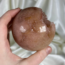 Load image into Gallery viewer, Druzy Pink Amethyst Sphere