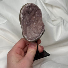 Load image into Gallery viewer, Baby Pink Sugar Amethyst on Stand