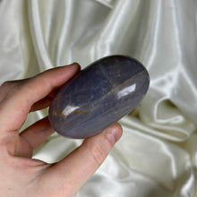 Load image into Gallery viewer, Deep Denim-Blue Rose Quartz Palmstone