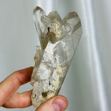 Load image into Gallery viewer, Large Himalayan Quartz Point with Garden Quartz and Phantoms