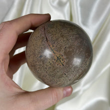 Load image into Gallery viewer, 1lb1.9oz Dendritic Jasper Sphere