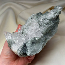 Load image into Gallery viewer, XL Himalayan Quartz Cluster with Chlorite 1lb6oz
