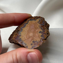 Load image into Gallery viewer, RARE! Incredible Purple and Orange Laguna Agate (Repaired)