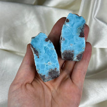 Load image into Gallery viewer, Larimar Matching Pair (self standing)