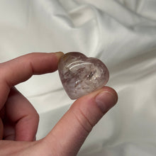 Load image into Gallery viewer, UV Reactive Phantom Amethyst Heart Carving D