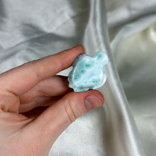 Load image into Gallery viewer, Larimar Turtle Carving A