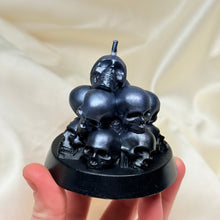 Load image into Gallery viewer, Unscented Skull Pile Candle
