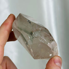 Load image into Gallery viewer, Lithium x Chlorite Quartz Partially Polished Tower B