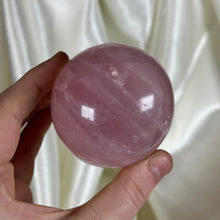 Load image into Gallery viewer, 11.7oz Star Rose Quartz Sphere