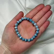 Load image into Gallery viewer, Blue Opal Stretch Bracelet C