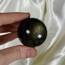 Load image into Gallery viewer, Golden Sheen Obsidian Sphere