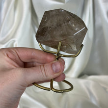 Load image into Gallery viewer, Rainbow-Filled Smoky Citrine on Stand