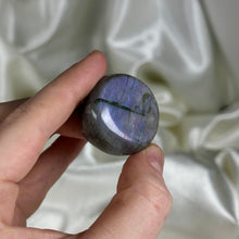 Load image into Gallery viewer, Mini Purple Labradorite Pocket Palm C