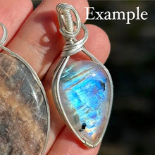 Load image into Gallery viewer, Custom Sterling Silver Moonstone Necklace P