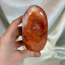 Load image into Gallery viewer, Peachy Banded Carnelian Freeform (15oz)