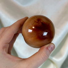 Load image into Gallery viewer, Druzy Carnelian Sphere (10oz)