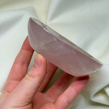 Load image into Gallery viewer, Star Rose Quaryz Bowl with Smoky Quartz Streak