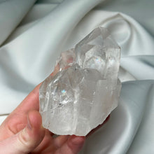 Load image into Gallery viewer, Clear Quartz Cluster with Rainbows (404g)