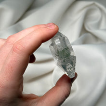 Load image into Gallery viewer, Faceted Clear Quartz Heart Carving with Chlorite Phantoms (84g)