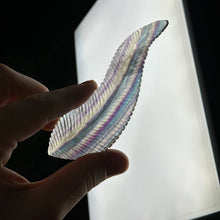Load image into Gallery viewer, Fluorite Feather Carving A