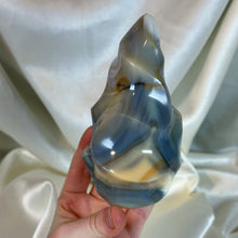 Load image into Gallery viewer, Pastel Orca Agate Flame (1lb12oz)