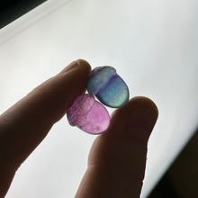 Load image into Gallery viewer, Rainbow Fluorite Acorn Carvings