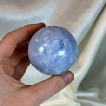 Load image into Gallery viewer, Blue Calcite Sphere B (10oz)