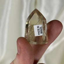 Load image into Gallery viewer, Tourmalinated/Rutilated Citrine Tower A