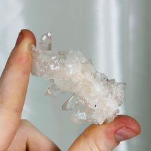 Load image into Gallery viewer, Pink Himalayan “Samadhi” Quartz Cluster with Anatase and Floating DT