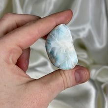 Load image into Gallery viewer, Half Polished Larimar Freeform