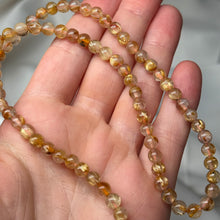 Load image into Gallery viewer, Golden Rutile Stretch Necklace