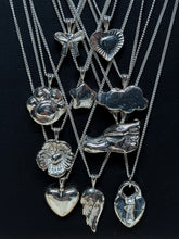 Load image into Gallery viewer, Sterling Silver Heartburst Necklace (The Sterling Collection Release 004)