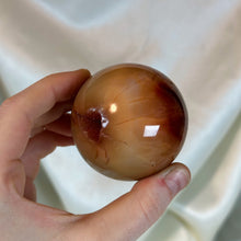 Load image into Gallery viewer, Druzy Carnelian Sphere (10oz)