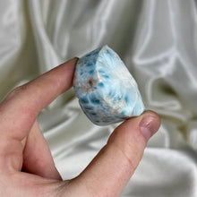 Load image into Gallery viewer, Half Polished Larimar Freeform